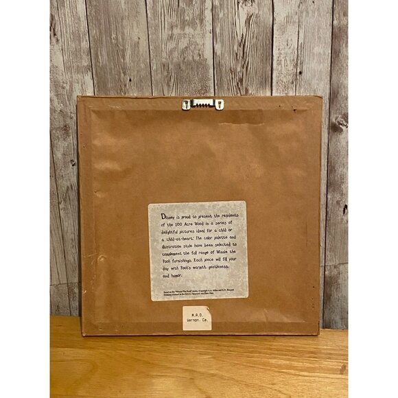 Disney Winnie The Pooh Four Seasons Framed Art Print Tigger Eeyore & Piglet - Picture 3 of 5